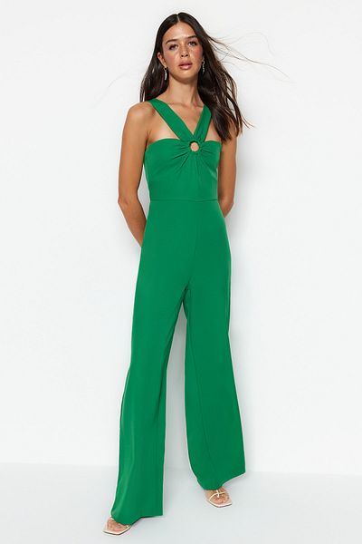 Green jump suits outlet