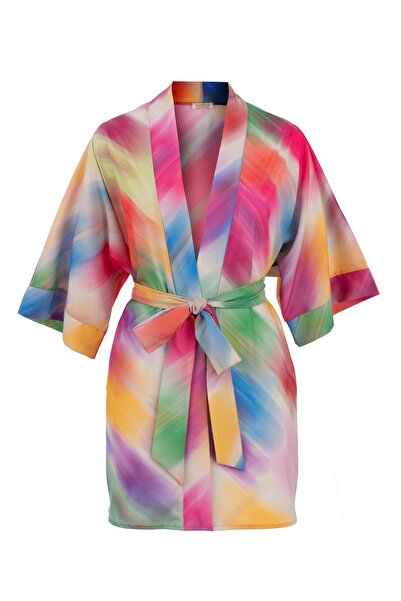 AQUELLA Πολύχρωμο κιμονό