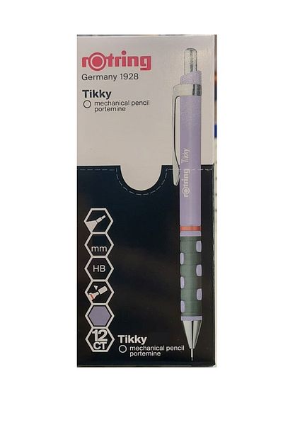 Rotring Versatil Pencil (Mechanical Tip Pencil) Tikky Rd Lilac 0.7 Mm2189066 (Pack of 12)
