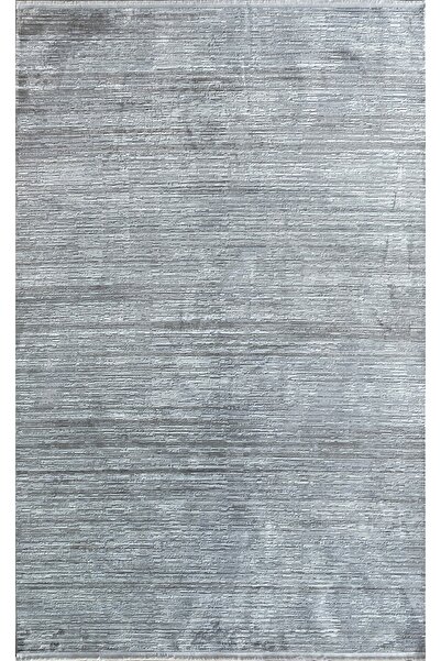 Eko Halı Bolivya Blv Plain Light Grey Yıkanabilir Kaymaz Tabanlı Sık Dokuma M...
