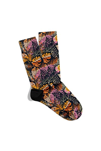 Eğlenceli Çoraplar Διασκεδαστικές κάλτσες Unisex Flower Summer Pattern με τύπ...