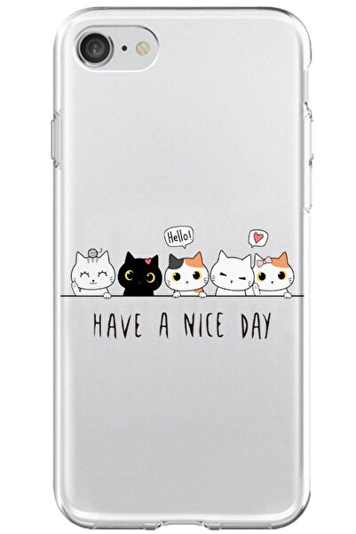 Powerfox iPhone 6 Compatible Have a Nice Day Transparent Phone Case
