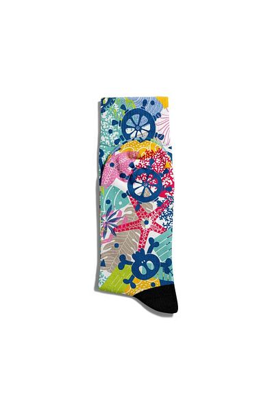 Eğlenceli Çoraplar Fun Socks Unisex Sea Skull Xg2 Printed Socks Ecsoket224