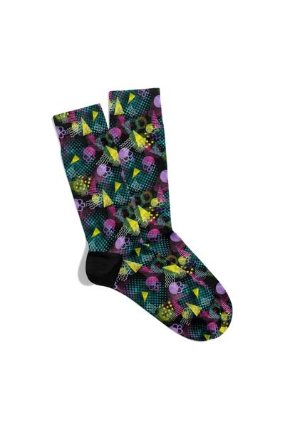 Eğlenceli Çoraplar Забавни чорапи, унисекс, с етнически мотив на черепи, Ecso...