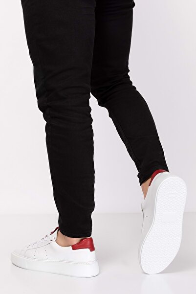 Gondol Внутрішня і зовнішня частина з натуральної шкіри, анатомічна підошва, повсякденне взуття Ny.837 - Білий - 42