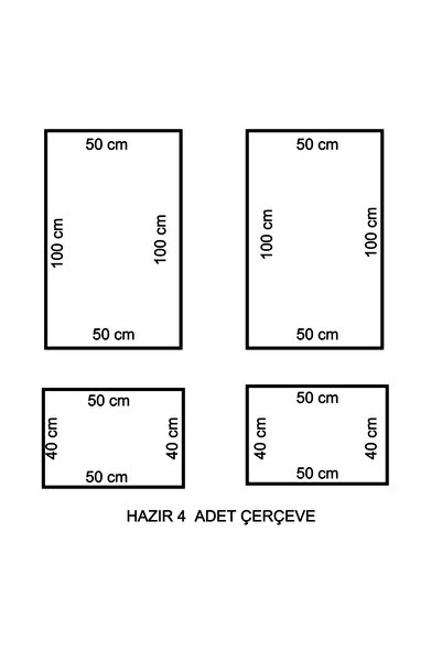 bigpapel Dekoratif Boyanabilir 2,5 Cm Duvar Çıtası Kesimli Hazır Paket