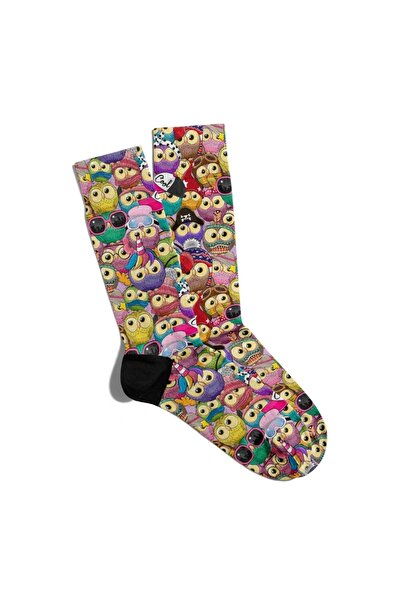 Eğlenceli Çoraplar Забавни чорапи Унисекс Смесени цветни чорапи със сладки ща...