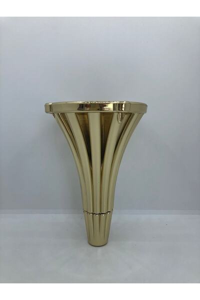 tarlasan Plastik. 16 Cm Gold Kaplama, Dekoratif Koltuk,mobilya,ünite Ayağı (4...