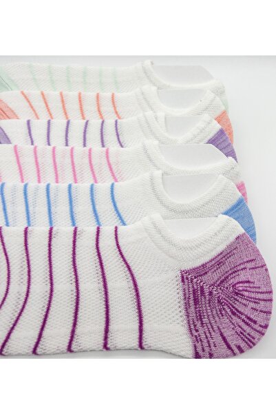 CİHO Чорапи 6 чифта дамски мрежести плетени невидими чорапи до глезена