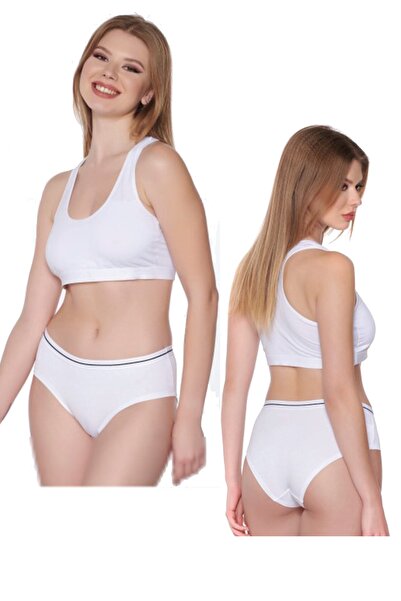 Vanilya Secret Βαμβακερό ελαστικό σλιπ μέσης 3 Συσκευασία