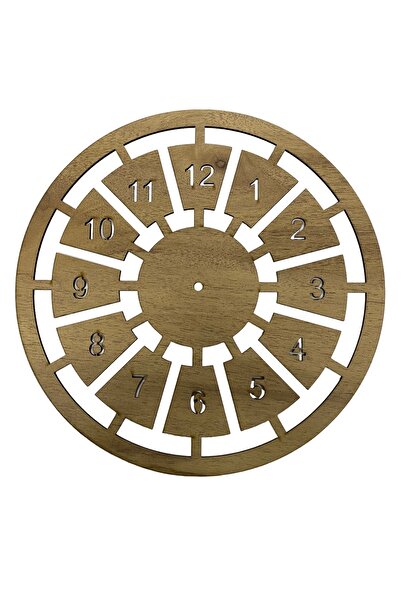 aladepo بكرة ساعة مكرامية خشبية بلوط فاتح 30 سم