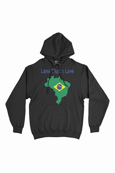 Cix سويت شيرت بقلنسوة من Land That I Love البرازيل