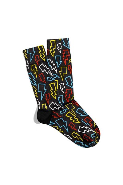 Eğlenceli Çoraplar Fun Socks Unisex	Colorful Elc Printed Socks Ecsoket349