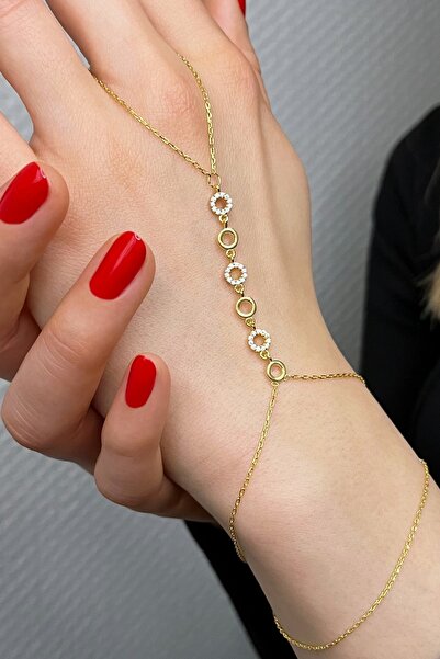 Argentum Concept 18k Altın Kaplamalı 925 Ayar Gümüş Sıra Halkalar Şahmeran - ...