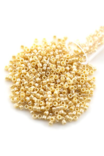 RLX BUJİTERİ Mărgele Miyuki Delica originale 11 0 Db 1561 Nr. 391 Cremă străl...