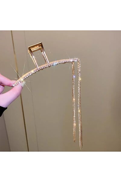 GÜLPEŞE Cataramă cu zăvor din metal auriu de dimensiuni mari T-93