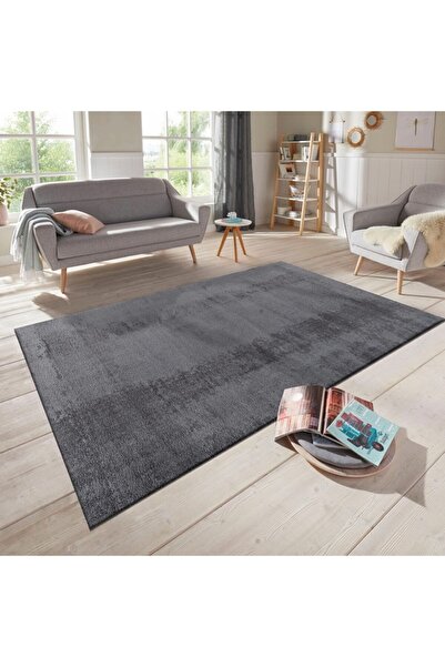 Anatolian Carpet Store Antrasit Post Kaymaz Peluş Halı