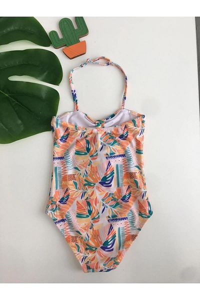 Pierre Cardin Girl's Tropical Swimsuit 2c2t4n1o03