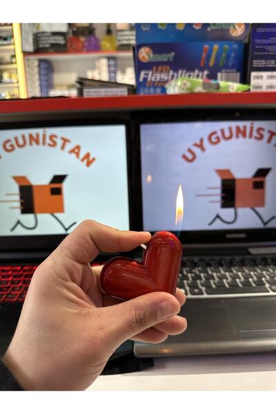 uygunistan Katlanır Hediyelik Kalp Çakmak