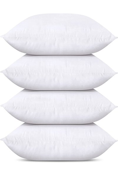 İzgi Concept Avangard Throw Pillow Inner Pillow 4 Pieces Extra Plump Pure Silicone Filled Throw Pillow with Size Options