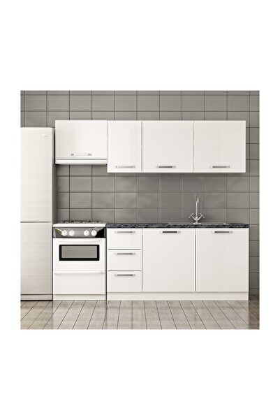 şekercioğlu 220 Cm Modern Mutfak Dolabı