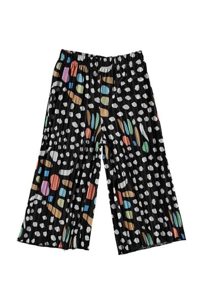baby kids colors Single Jersey Polka Dot Pleated Trousers Waiter