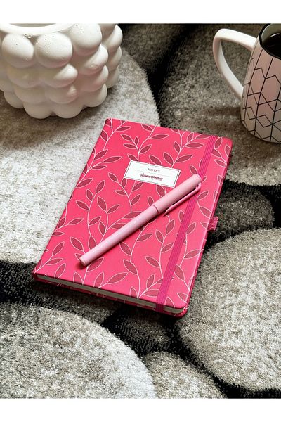 Victoria's Journals Venzi Art Hard Cover Vegan Leather 192 Sheets A5 80gr.Dotted Notebook