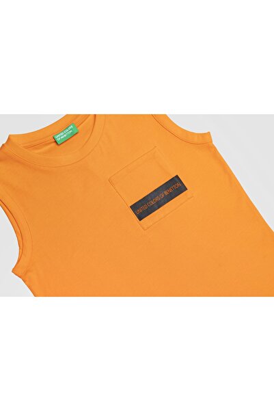 United Colors of Benetton Dečija majica Bnt-b20526 narandžasta