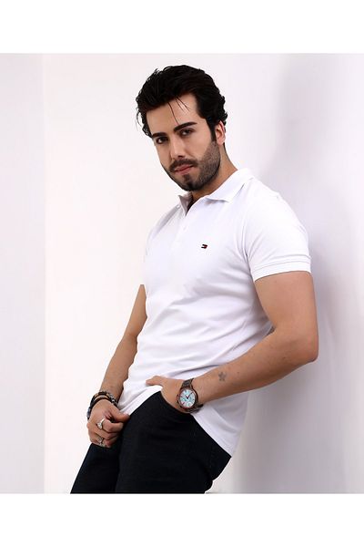 Everest Tricou cu mânecă scurtă pentru bărbați, bumbac și lycra