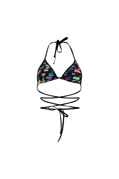 Puma Swim Women's Wrap Around Triangle Bikini Top