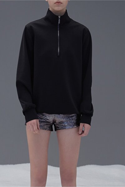 St Regga Parlak Deri Mini Şort