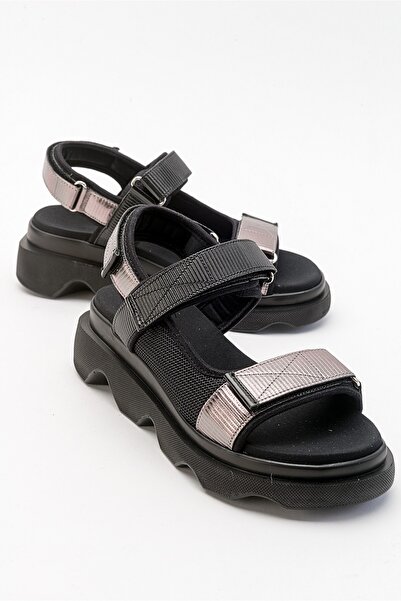 LuviShoes آري صندل نسائي أسود