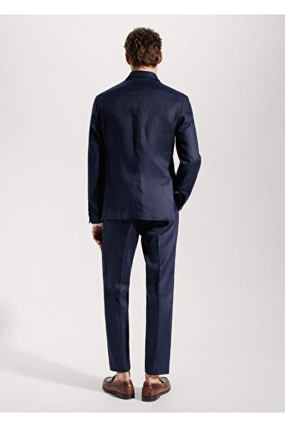 MANGO Man %100 Keten Slim Fit Kumaş Blazer Ceket