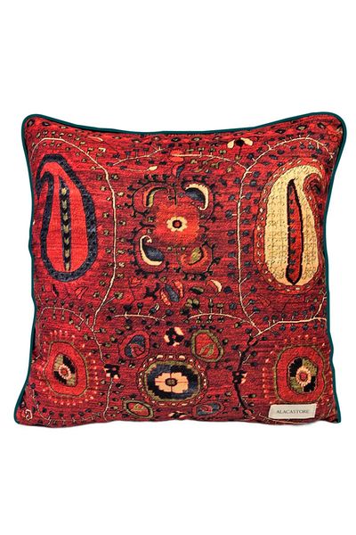 Alacastore Selçuki Pattern Traditional Pattern Throw Pillow Cover