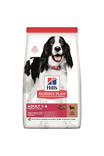 Hill's Science Plan Lamb Kuzu Etli Medium Yetişkin Köpek Maması 2,5 Kg
