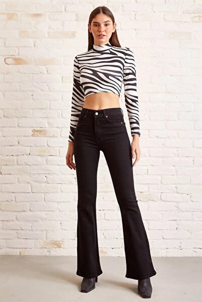 ByCukurovaFrango Flare Jeans Colorfast Ύφασμα Ισπανικό Παντελόνι Τζιν που δεν...