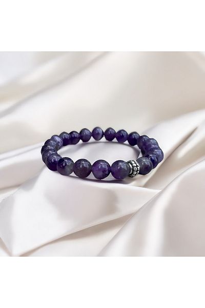 Padore Accessory Amethyst Natural Stone - Calm and Inner Peace Stone, Bracelet Certified