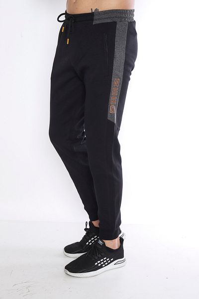 NEED LİFE Black Men's Sweatpants