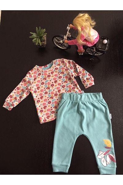 Miniworld Baby Girl Set Green (3-6-9-12-18 Months)