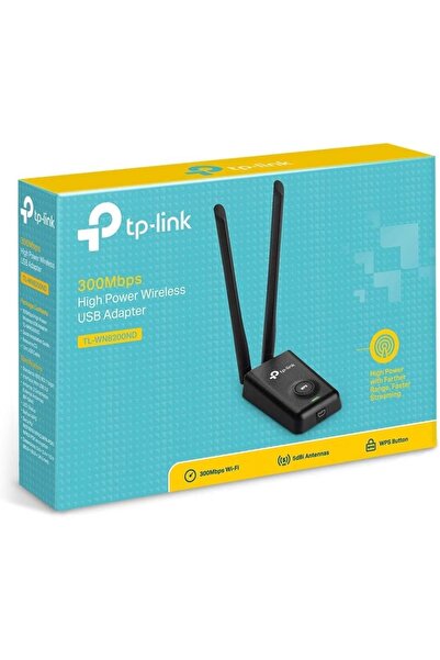 TP-LINK Tl-wn8200nd, N300 Mbps Yüksek Güçlü Kablosuz Usb Adaptör