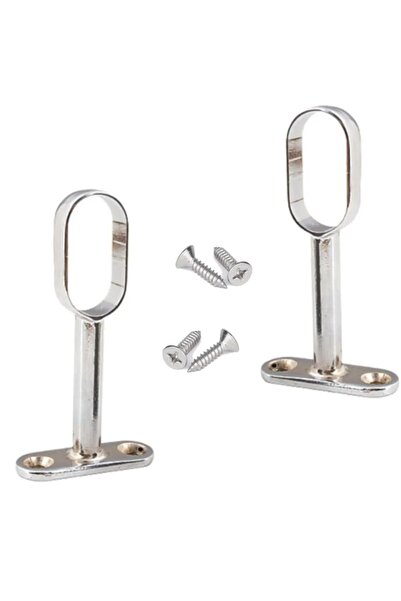 Genel Markalar Gardrop Dolap Içi Kapalı U Tipi Askı Aparatı (2 ADET) + 4 ...