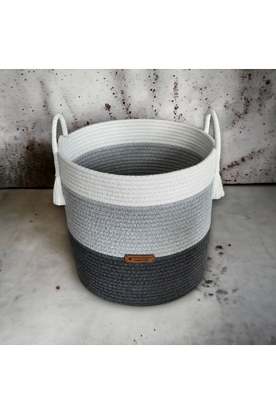 HandmadeSNM Wicker Basket 25x25 Multi-Purpose Organizer