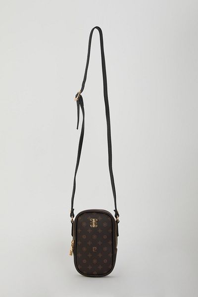 Pierre Cardin Καφέ Monogram Γυναικεία Τσάντα ώμου 05PO22Y1556