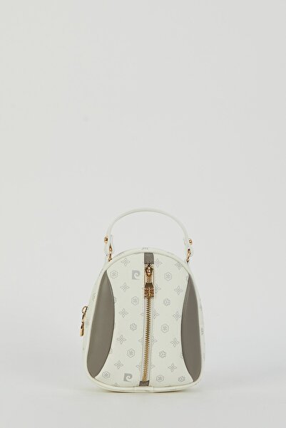 Pierre Cardin White Monogram Women's Shoulder Bag 05PO23Y1719