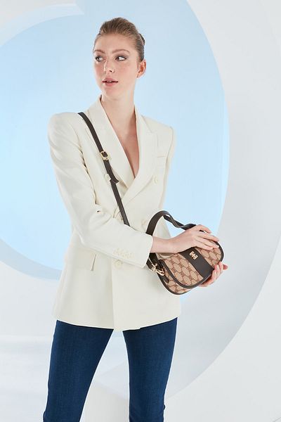 Pierre Cardin Geantă de umăr maro pentru femei 05PO23Y1661