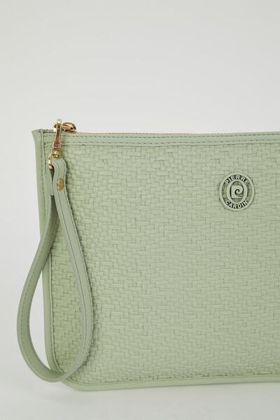 Pierre Cardin Water Green Straw Women's Clutch & Clutch Bag 05Po23Y1713
