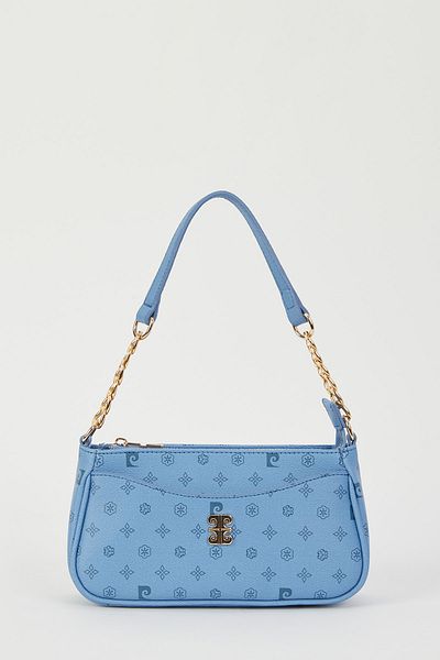 Pierre Cardin Blue Monogram Women's Shoulder Bag 05PO23Y1725