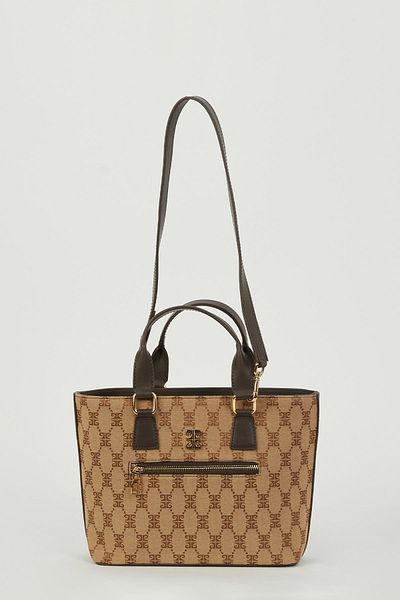 Pierre Cardin Καφέ γυναικεία τσάντα ώμου 05PO23Y1664