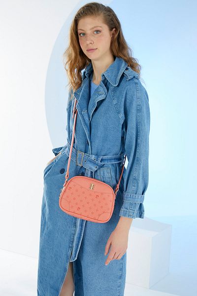 Pierre Cardin Coral Monogram Women's Shoulder Bag 05PO22Y1534