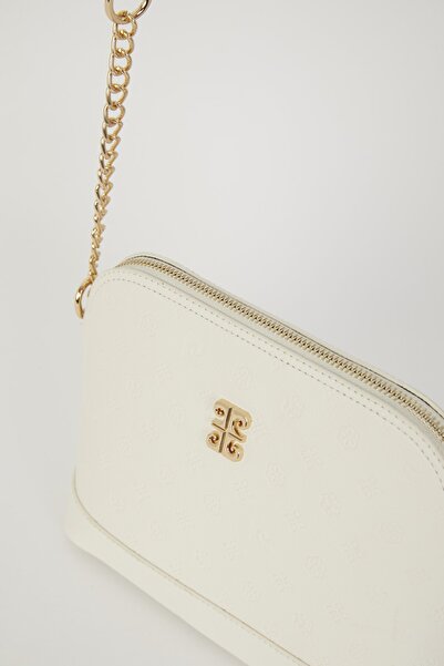 Pierre Cardin Ecru Floater Women's Shoulder Bag 05Po22Y1529